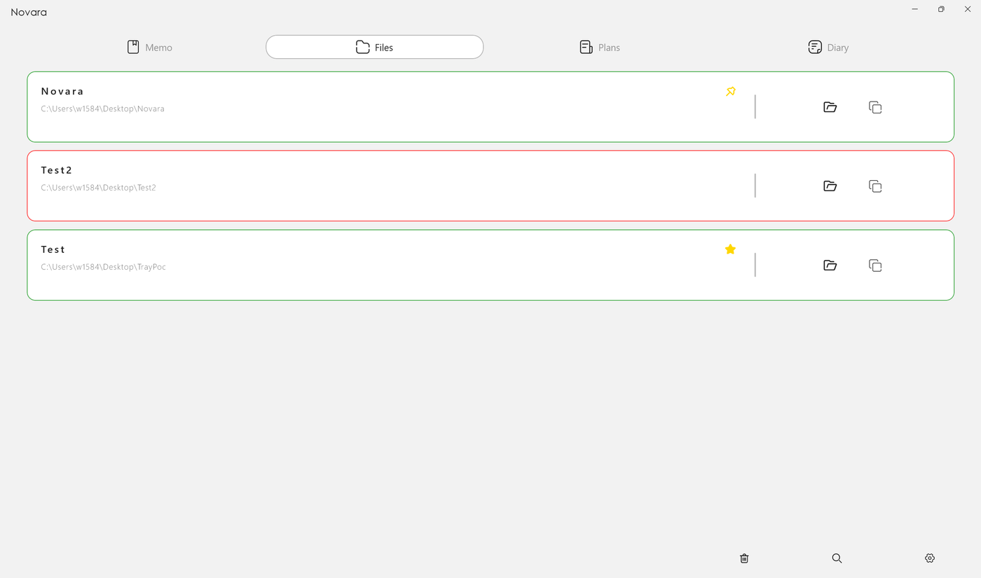 Novara file path backup